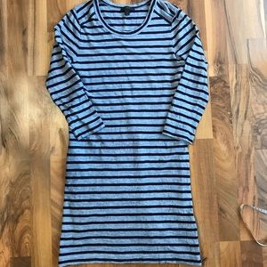 j.crew | striped side-zip t-shirt dress